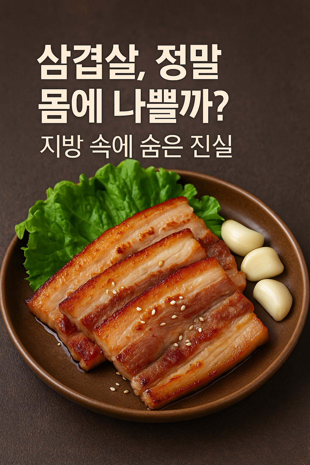 삼겹살, 정말 몸에 나쁠까 지방 속에 숨은 진실
