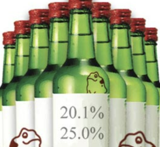 참이슬 빨간뚜껑 도수 오지리널 소주 후레쉬 정보