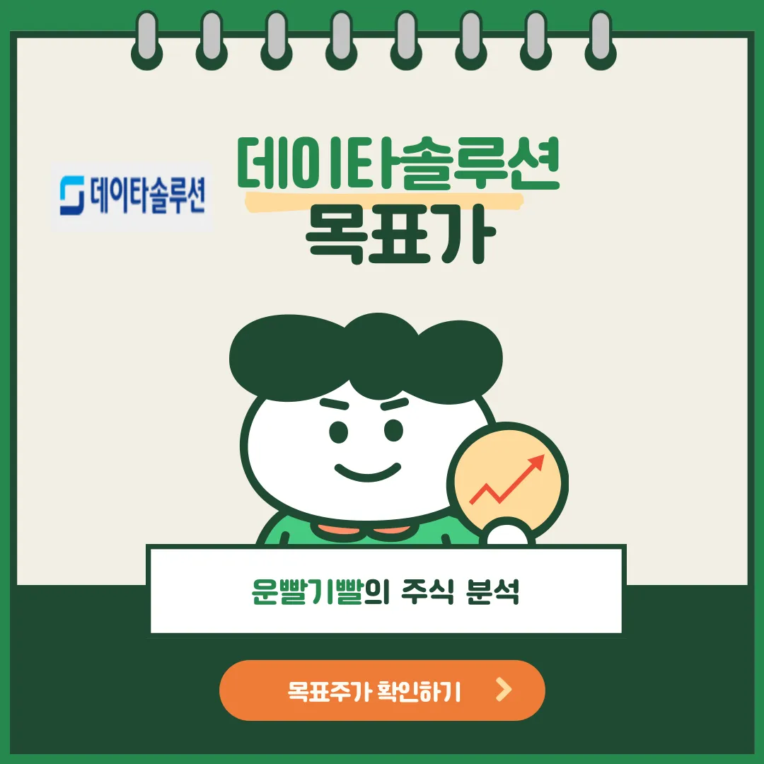 데이타솔루션 목표가