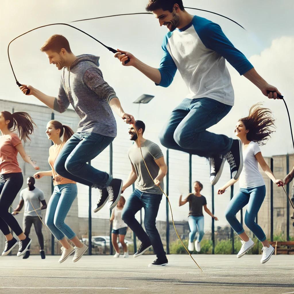 단체 줄넘기 게임 방법