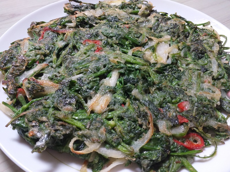 미나리전,미나리부침개