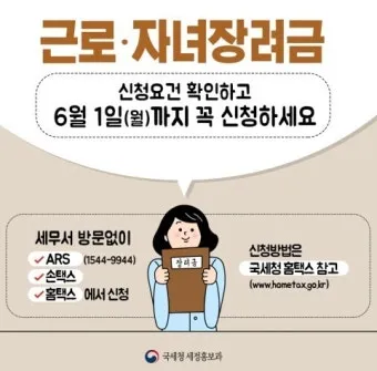 근로장려금 기한 후 신청방법 어떻게에 대한 접수안내_18