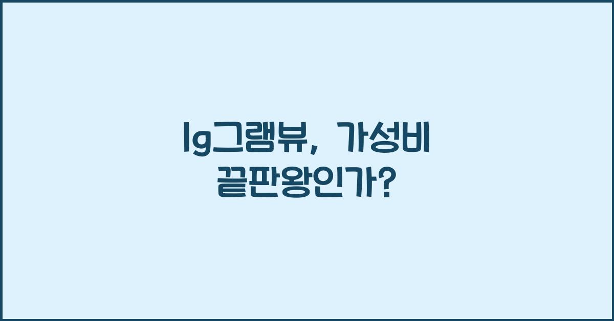 lg그램뷰
