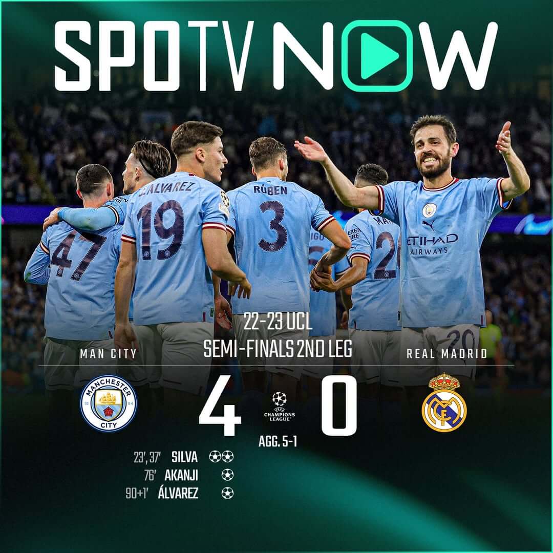 챔피언스리그 16강 1차전 맨시티 레알마드리드