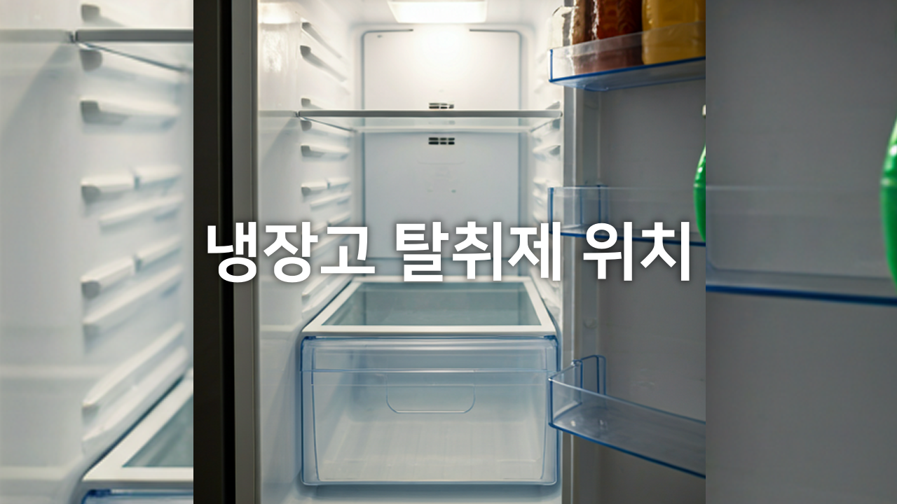 냉장고 냄새 제거 방법 + 냉장고 탈취제 위치 정하는 이유
