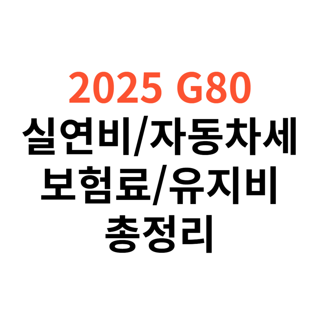 제네시스 G80 차량