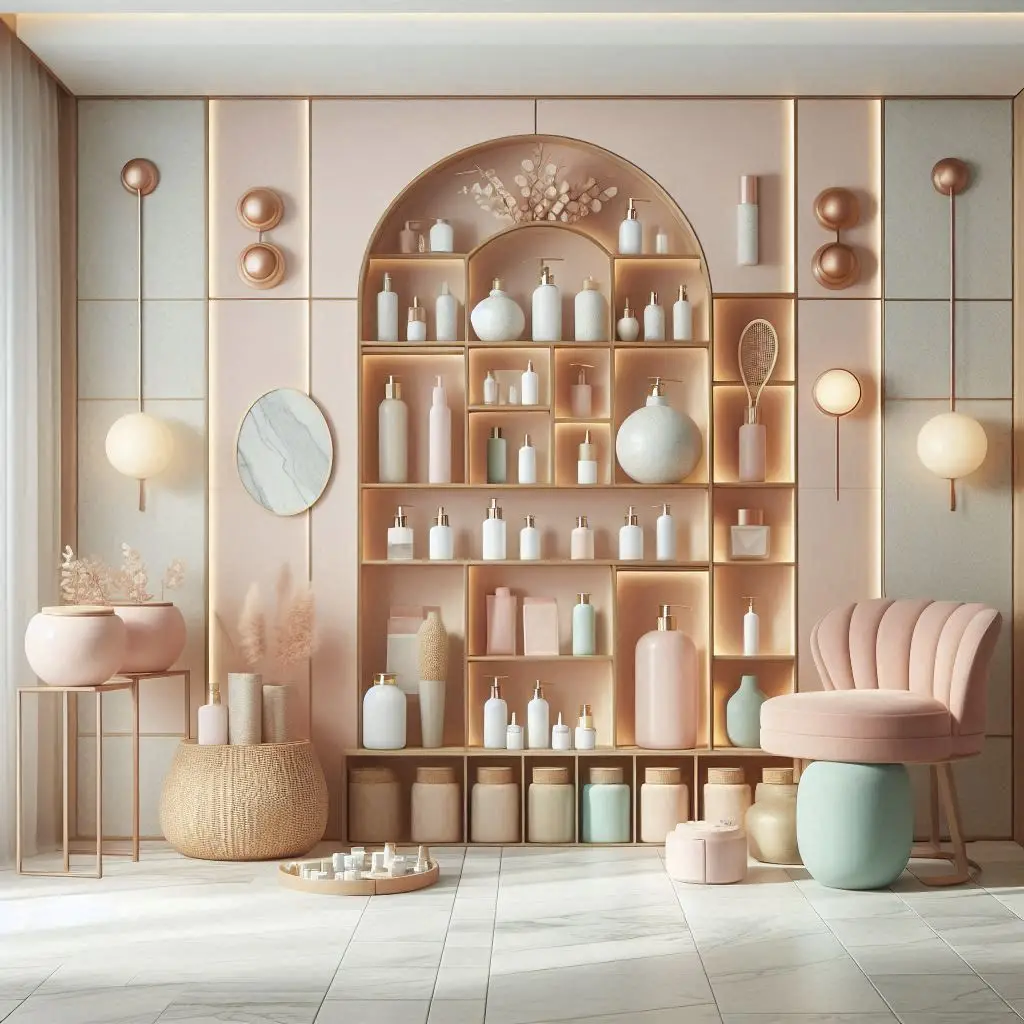 피부,체형관리 샵 배경