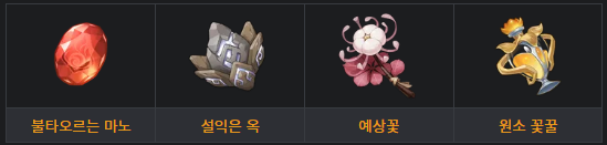 호두 돌파 재료
