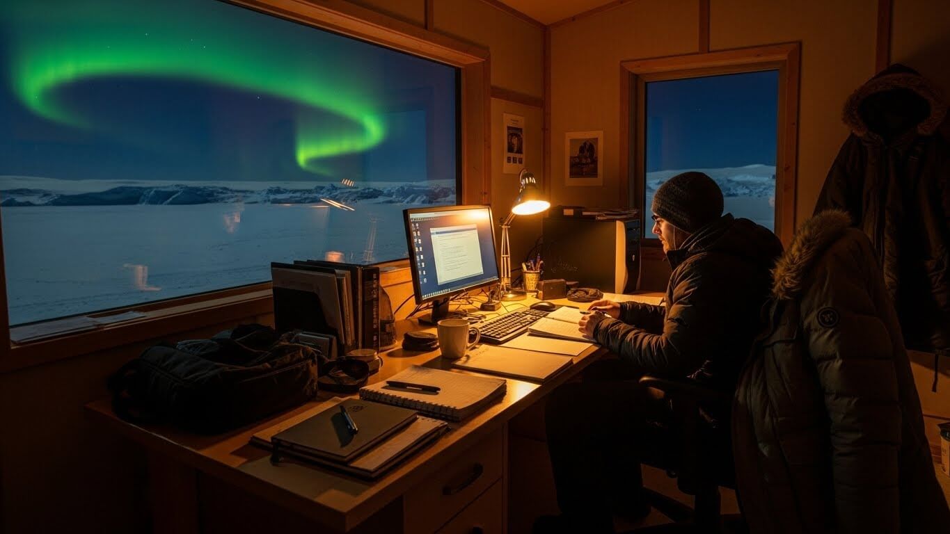 '과연 추운 남극 기지에도 &lsquo;야근&rsquo;이 있을까?' 관련 사진