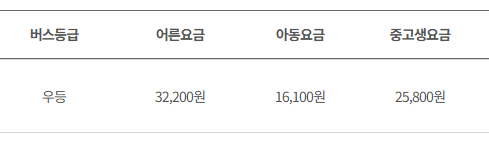 부여 인천공항 리무진 버스 시간표 요금 예매방법