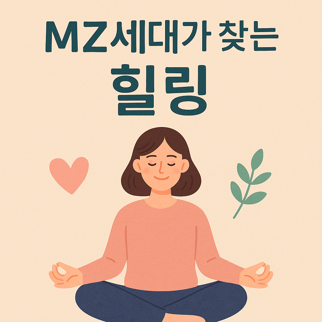 MZ세대를 위한 힐링의 순간