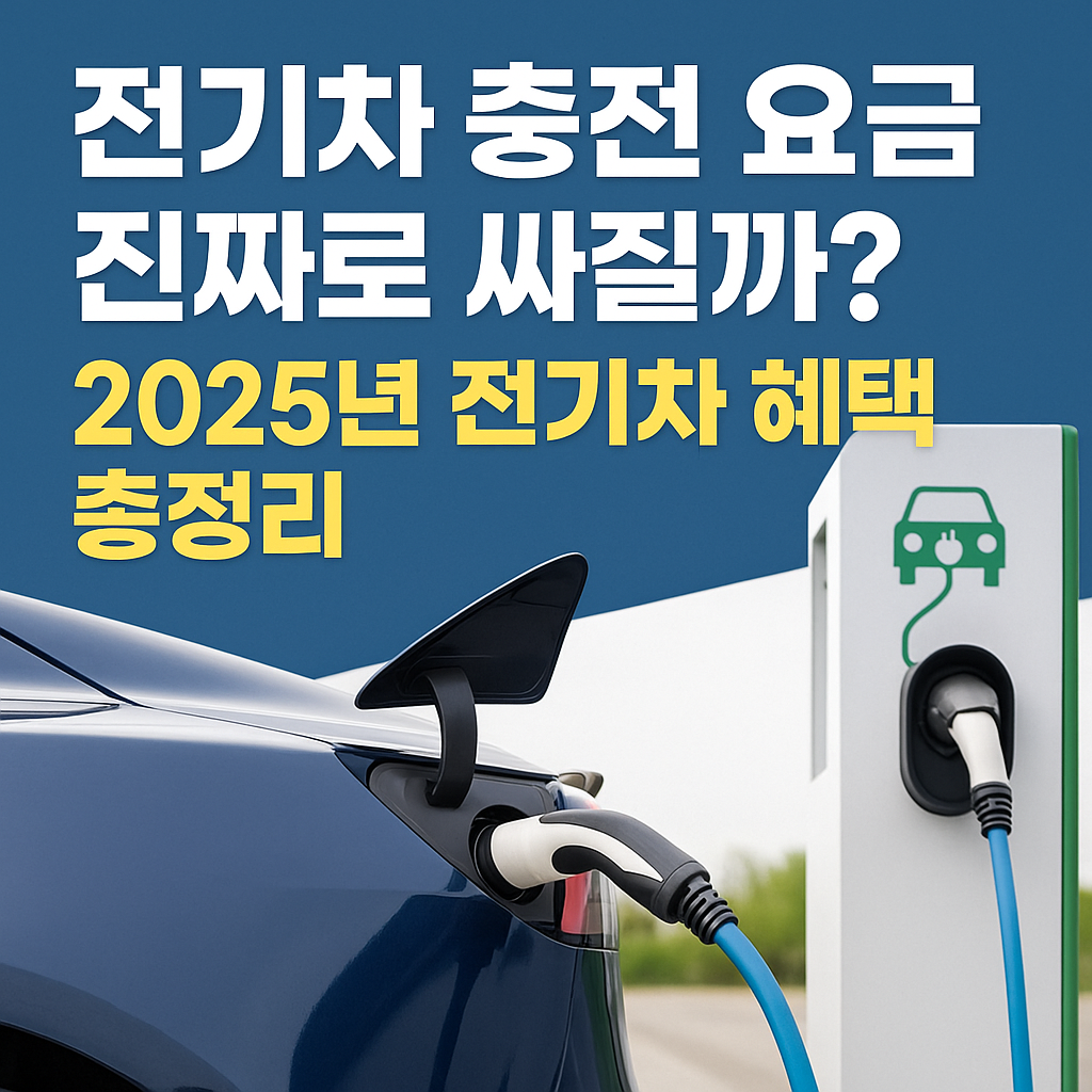 전기차 충전 요금 진짜로 싸질까? 2025년 전기차 혜택 총정리
