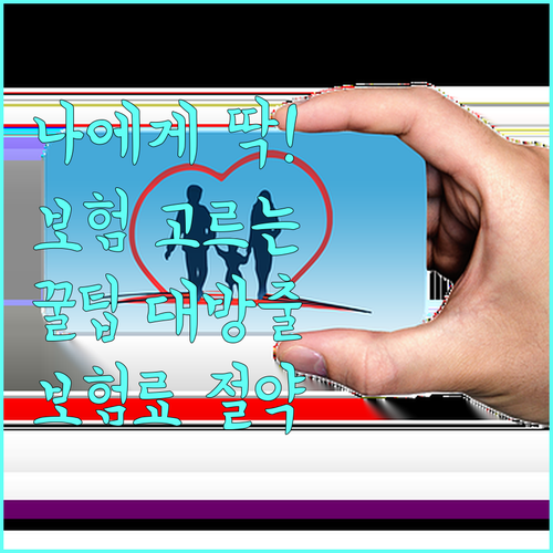 나에게 맞는 보험 고르는 법 보험료