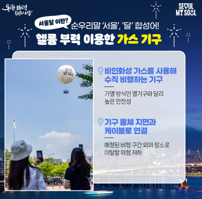 서울달 소개 및 기구 사진