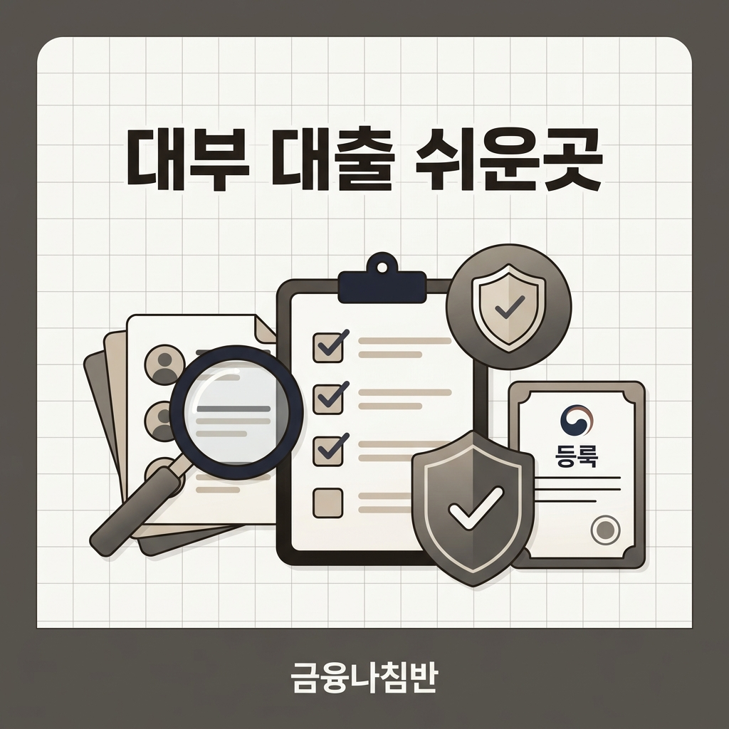 대부 대출 쉬운곳