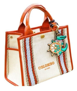 COLOMBO 명품콜롬보 캔버스백 비아 델라 스피가 오렌지 NS10D3C388