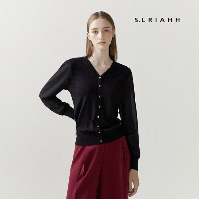 S L RIAHH 에셀리아 22FW 쉬폰니트블라우스 3종