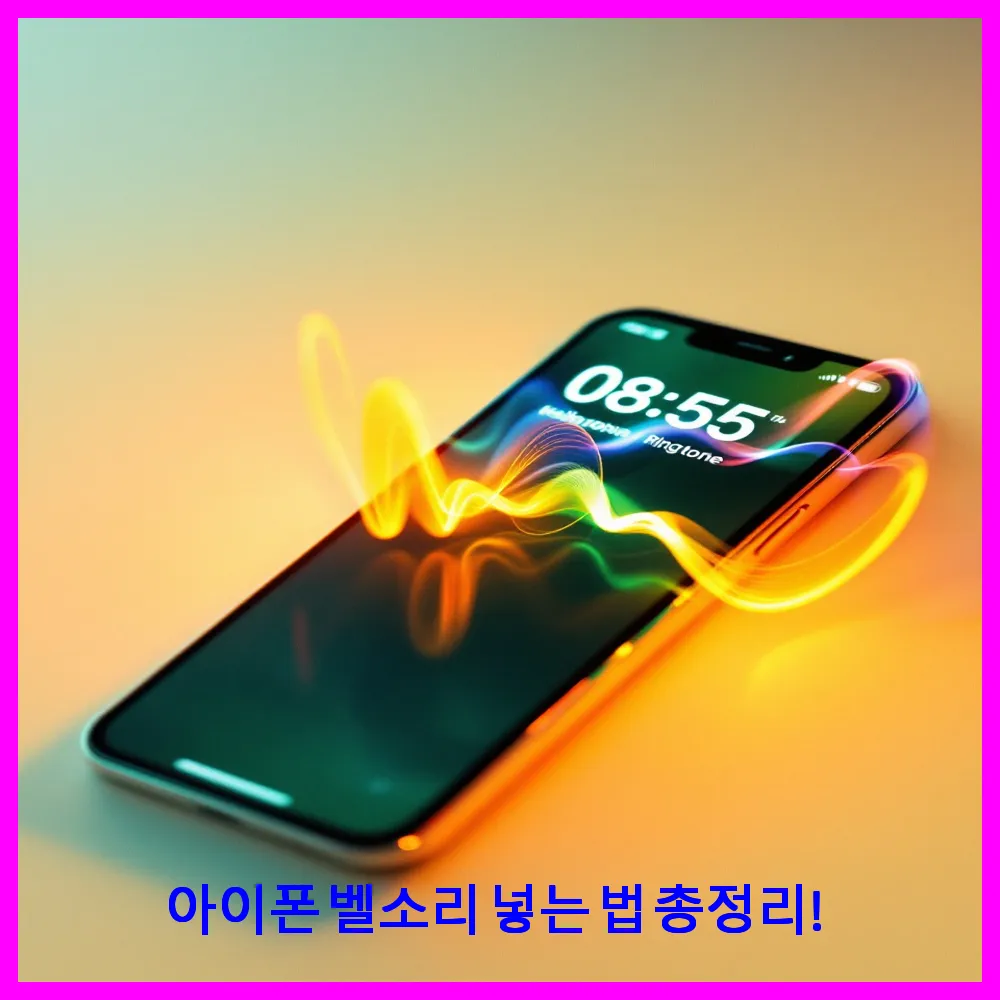 아이폰 벨소리 넣는 법 총정리!