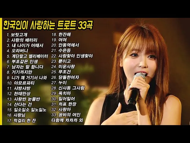 트로트 최신 인기곡 TOP100 무료듣기 매일 업데이트 모음집_1