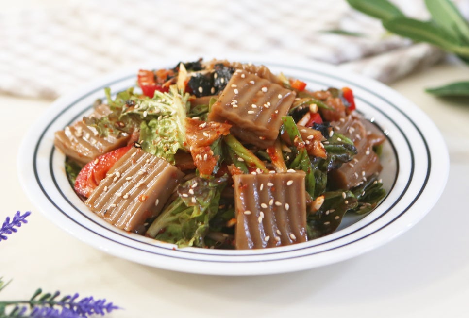 도토리묵무침