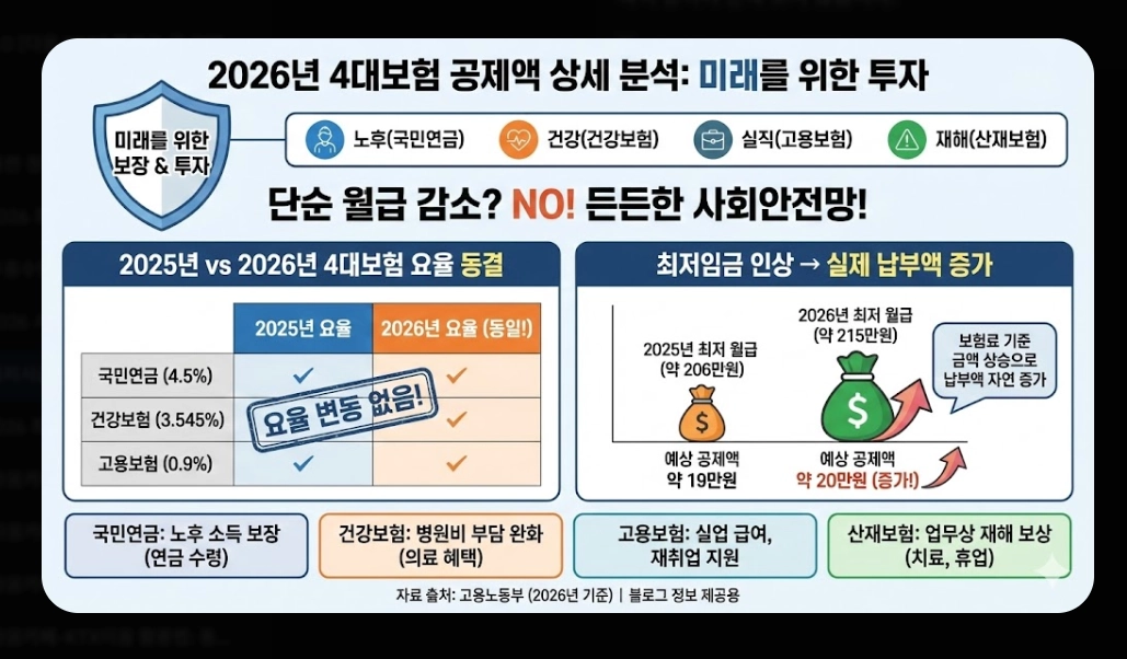 2026년 최저시급 실수령액 계산기 완벽 가이드