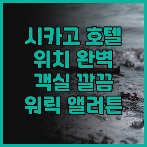 워릭 앨러튼 호텔 시카고 후기 완벽한..