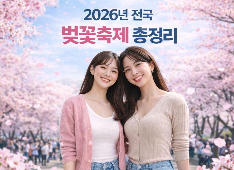 2026년 벚꽃 개화시기 및 축제 일정 - 완벽정리