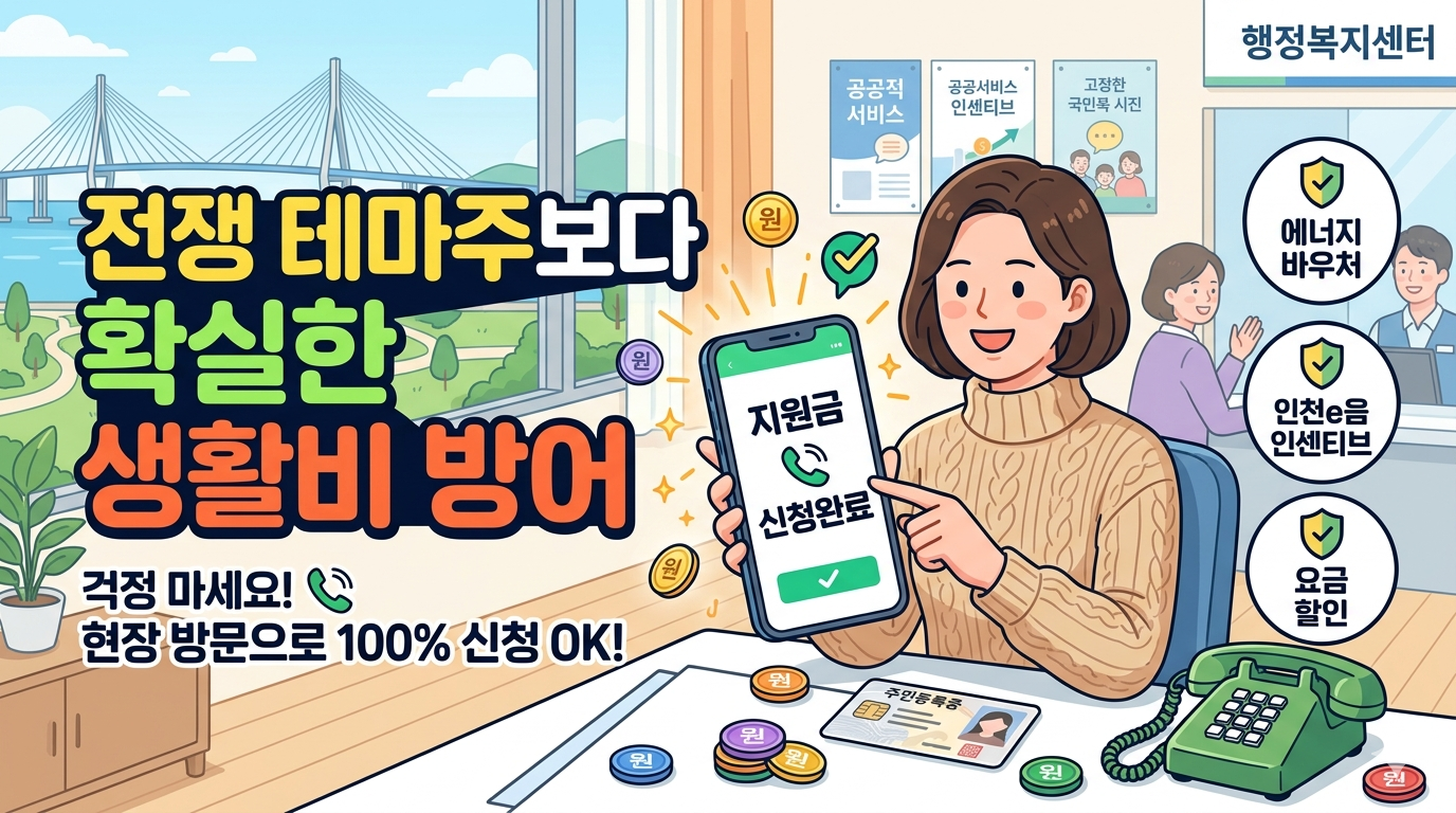 전쟁 관련 테마주보다 확실한 생활비 방어