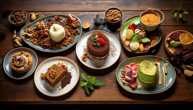 인기 비건 디저트