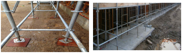 깔판, 콘크리트