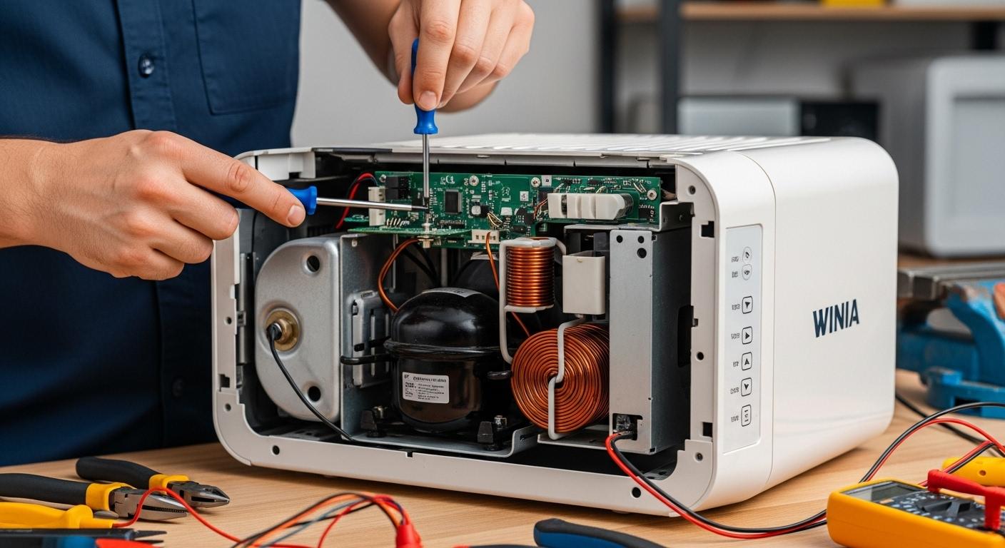 위니아 제습기 고장 수리