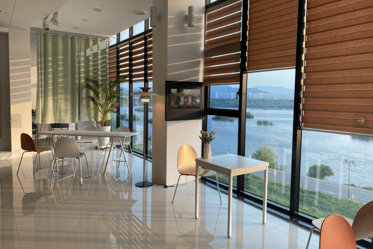 남양주 한강뮤지엄 라운지 풍경사진