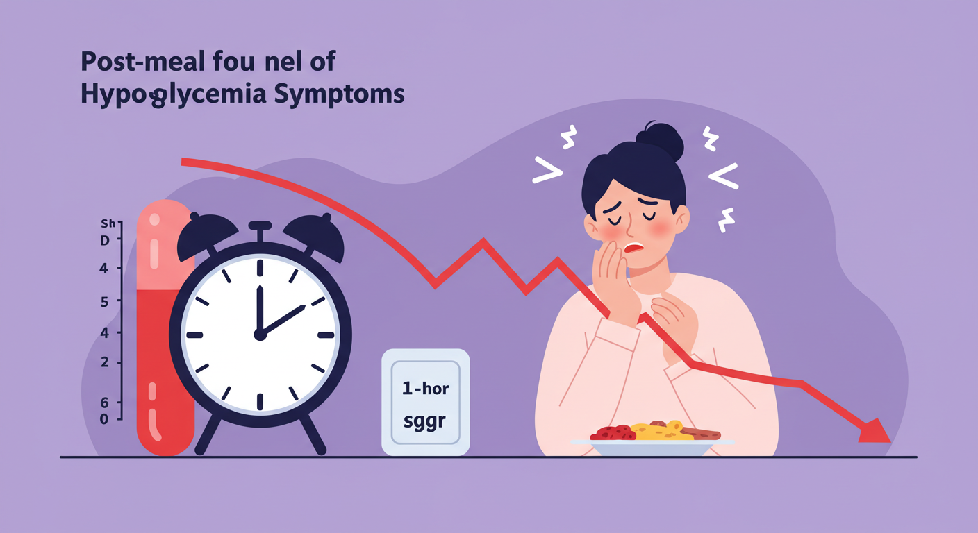 식후 저혈당증에 관한 사진