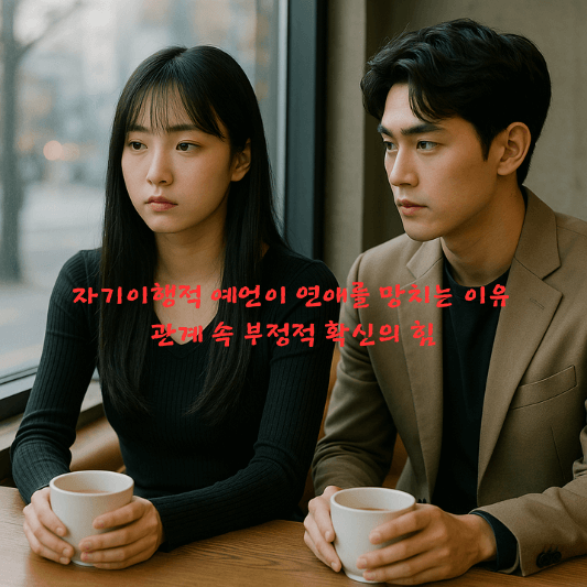 자기이행적예언, 연애심리, 불안관리, 관계코칭, 감정성찰, 소통훈련, 긍정예언, 관계 심리, 연애 전략, 신뢰회복