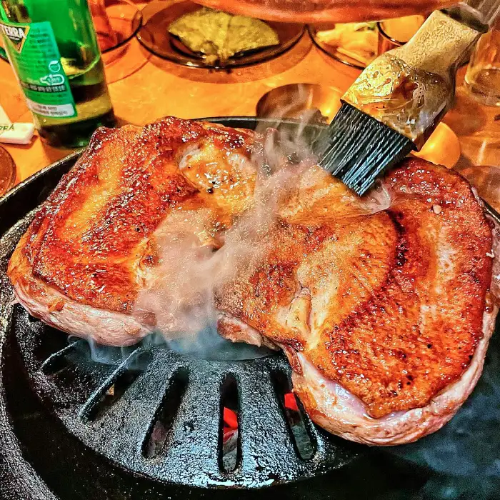 생방송 오늘저녁 서울숲 성수 오리 고기 염통 목살 가슴살 바베큐 스테이크 맛집