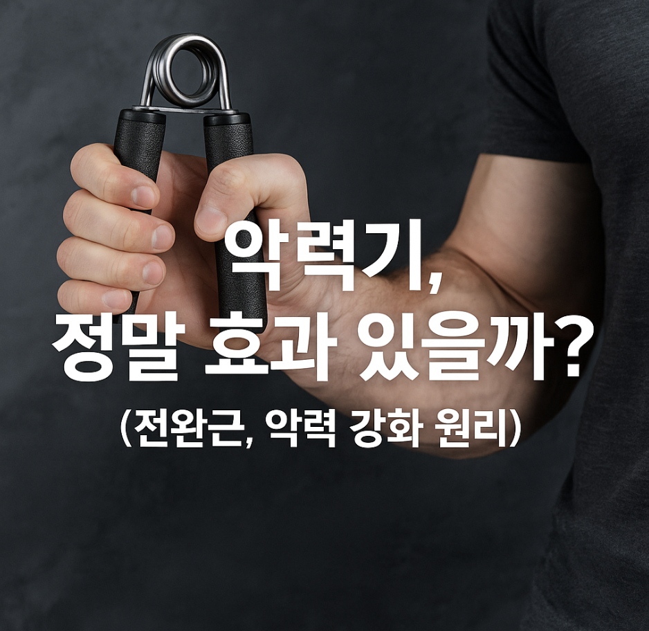악력기, 정말 효과 있을까? (전완근, 악력 강화 원리)