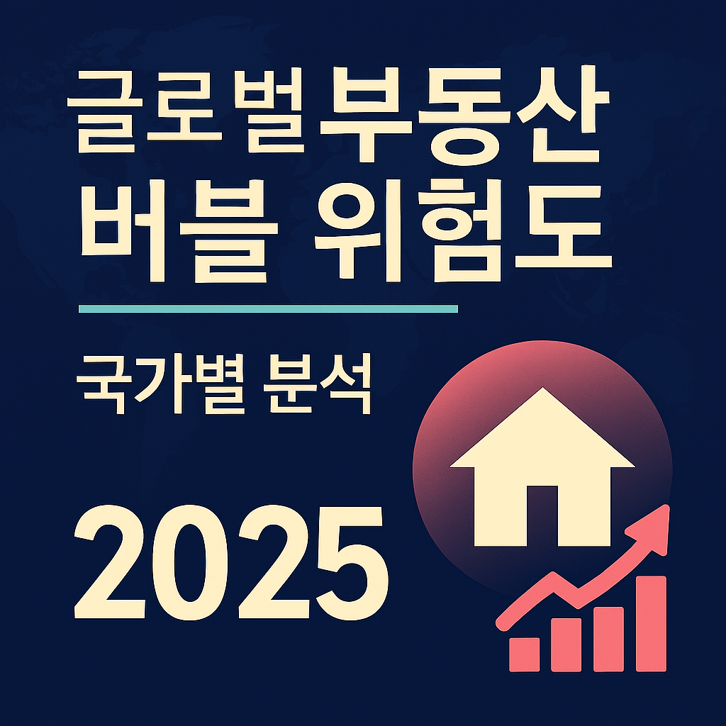 글로벌 부동산 버블 위험도 국가별 분석 (2025년 기준)