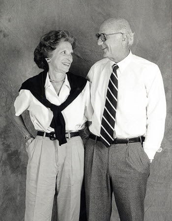 갭의 창립자 도널드 피셔와 도리스피셔 부부