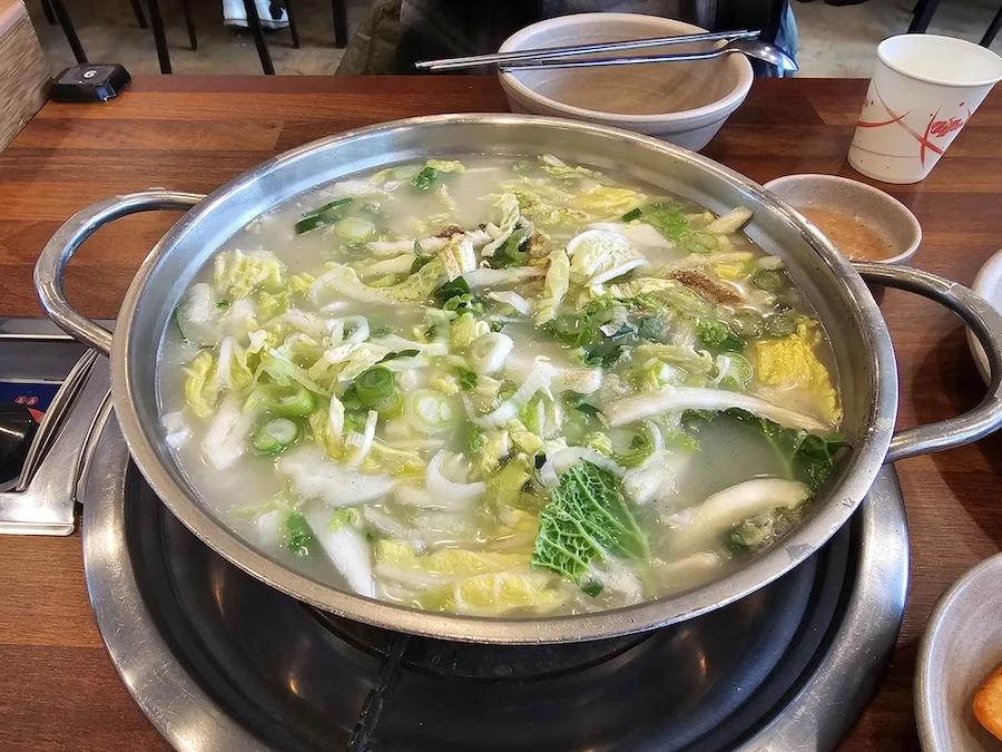 영종도 칼국수 보쌈 맛집 조은전골칼국수