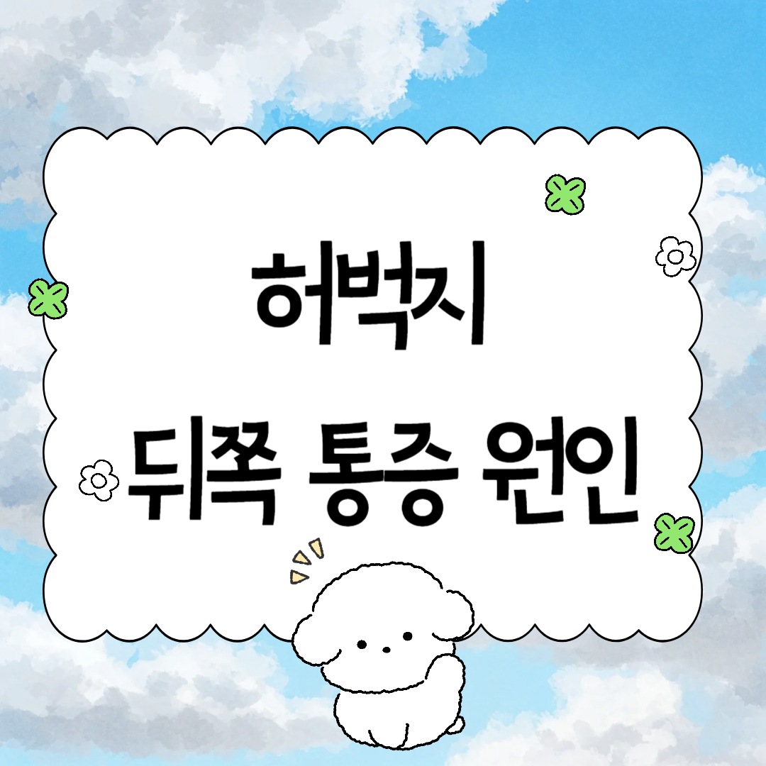 허벅지 뒤쪽 통증 원인