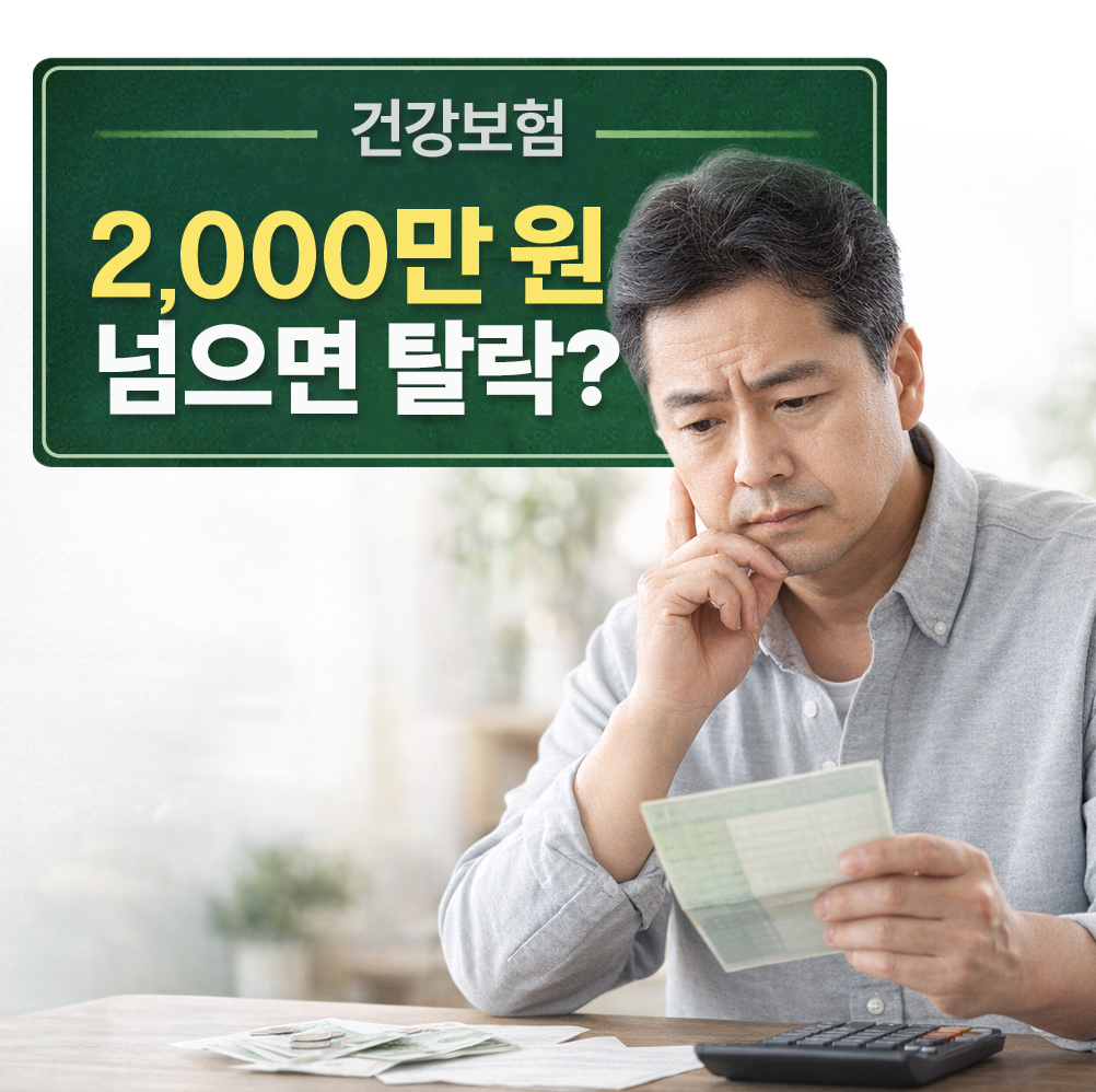 건강보험 피부양자 금융소득 2000만원 넘으면 자격 상실 여부를 설명하는 이미지