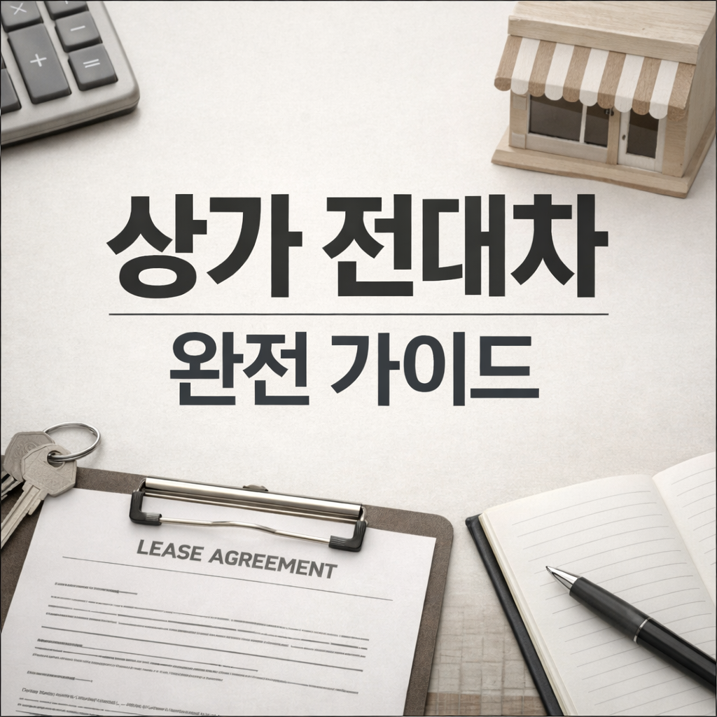 상가 전대차 완전 가이드