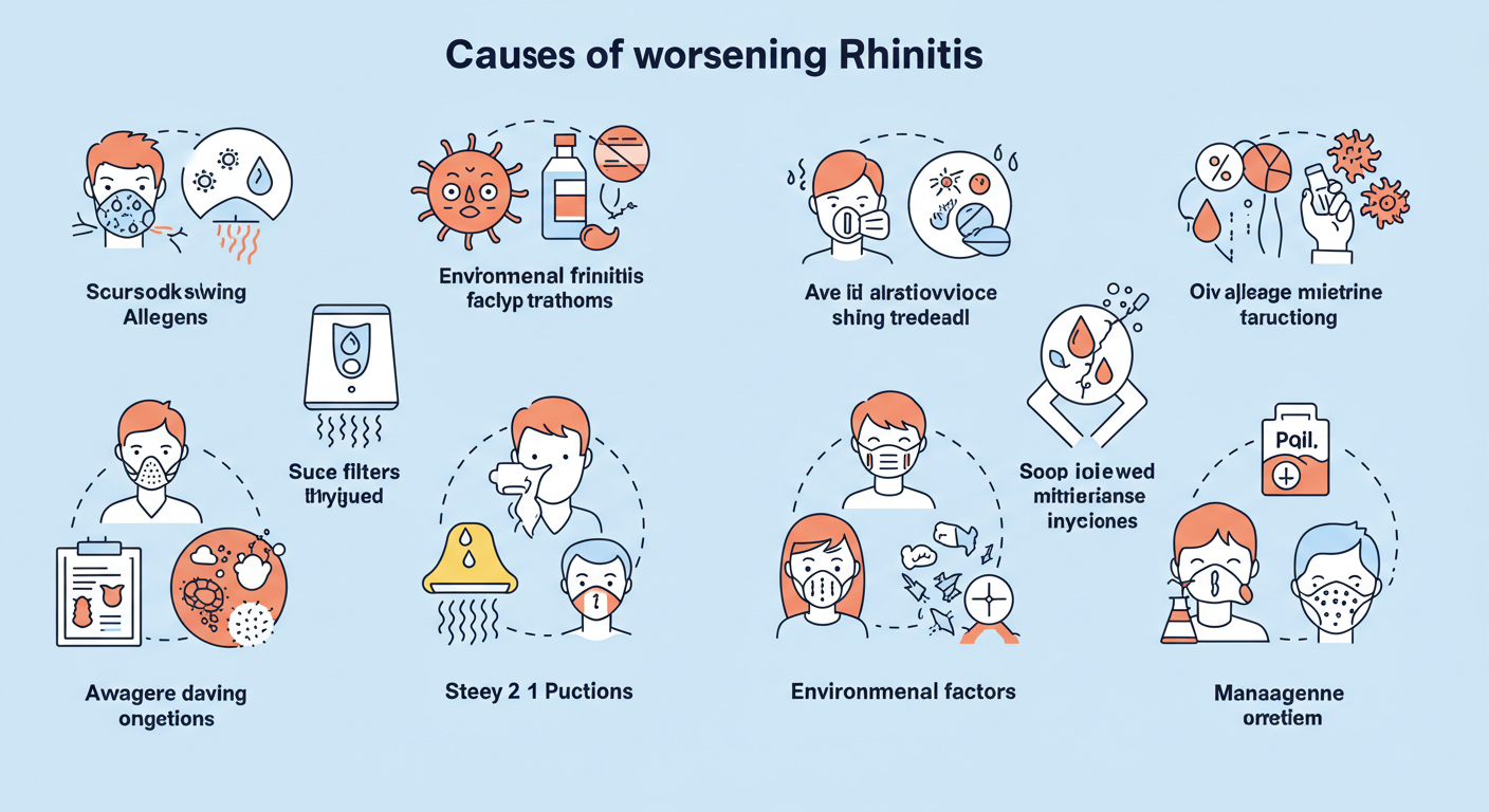 알레르기 비염을 심하게 만드는 생활 습관 체크리스트