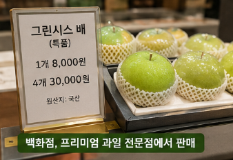 그린시스 배 정체는? 전참시 이영자 초록배 가격·구매처 총정리7