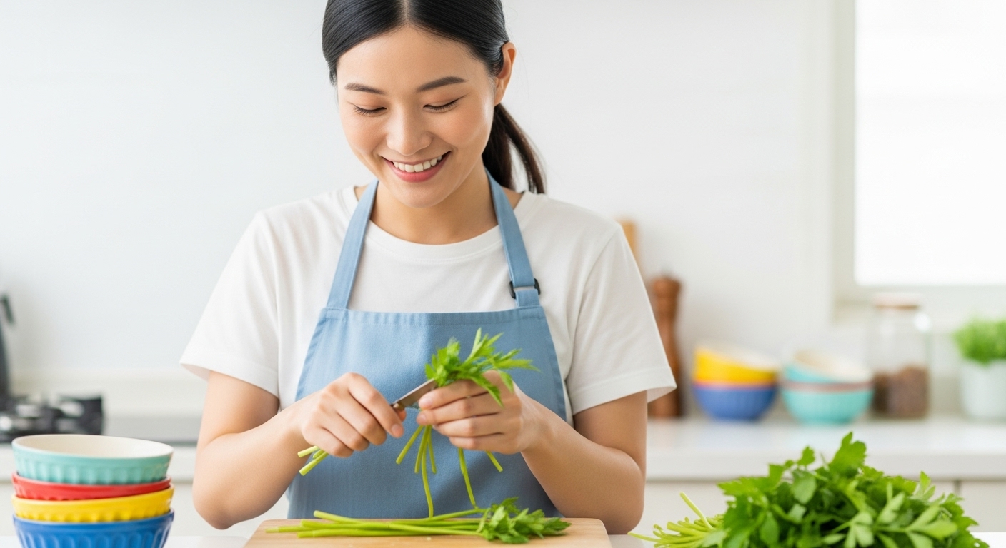 10월 제철음식 미나리