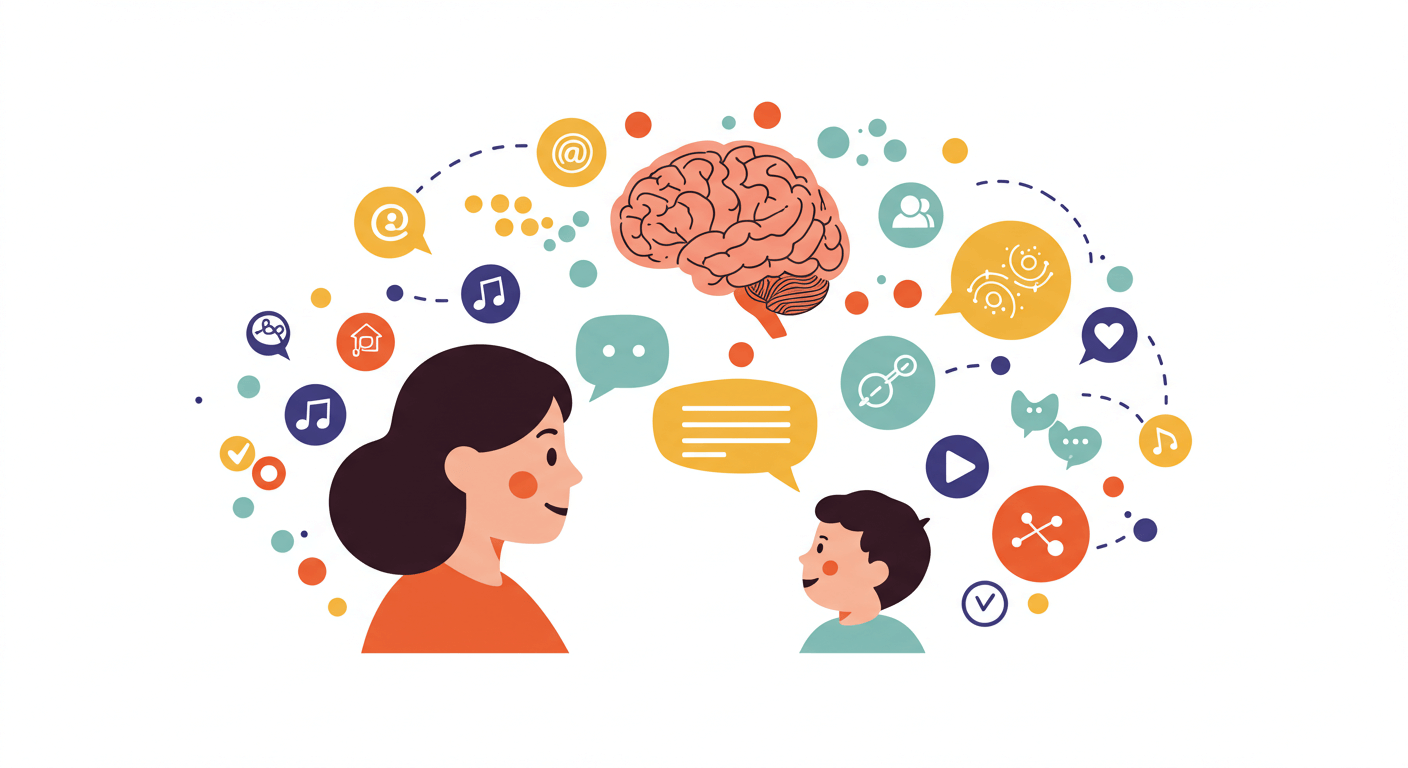 왜 '대화법'이 아이의 두뇌 발달에 중요한가