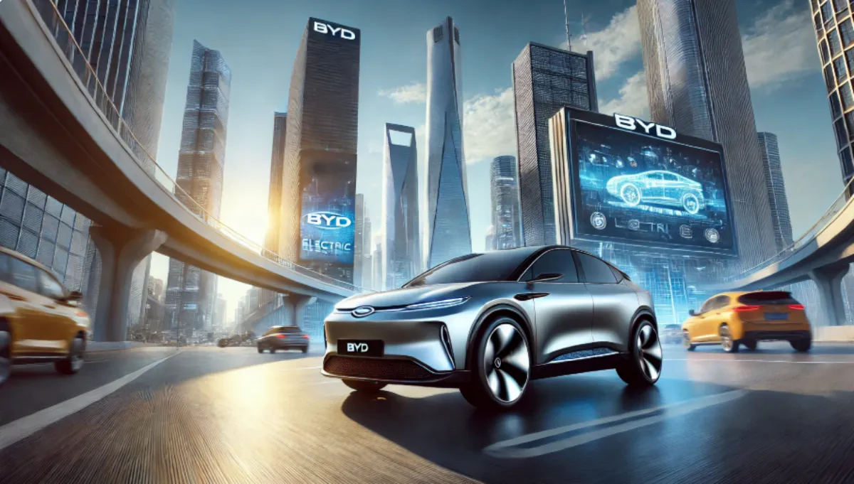 Chinese electric car BYD