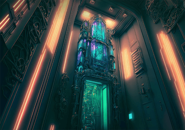 미리 우주 엘리베이터 사진