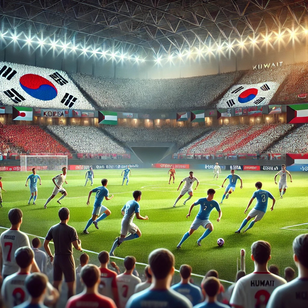 한국, 쿠웨이트전 선발 라인업, 축구 중계