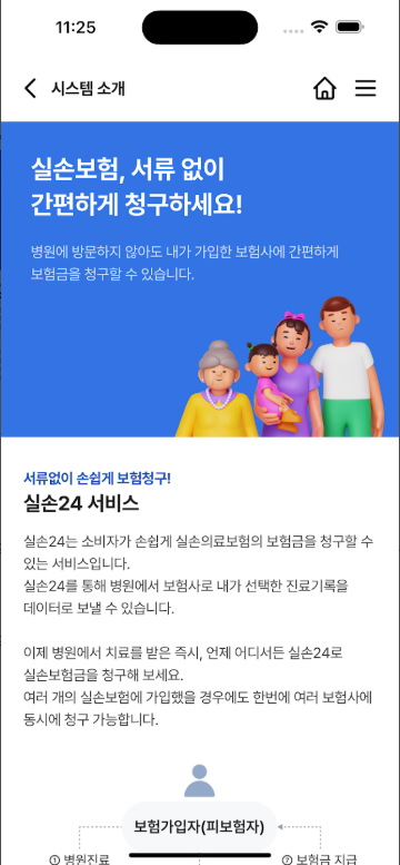 실손24 앱, 실손 보험료 청구 방법, 진료내역의 영수증, 세부내역서